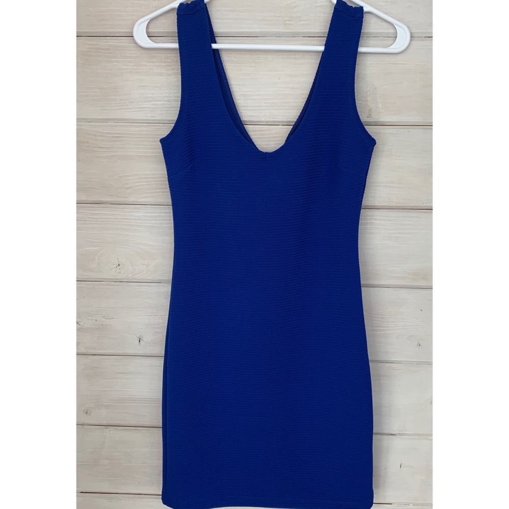 Blue zip up forever 21 dress